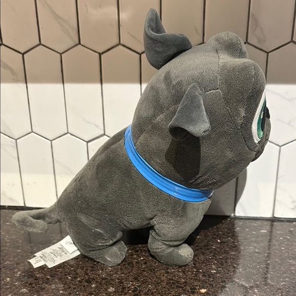 4/$20 Disney Store Bingo Puppy Dog Pals Bulldog 10" Grey Plush Toy Stuffed - Picture 6 of 10